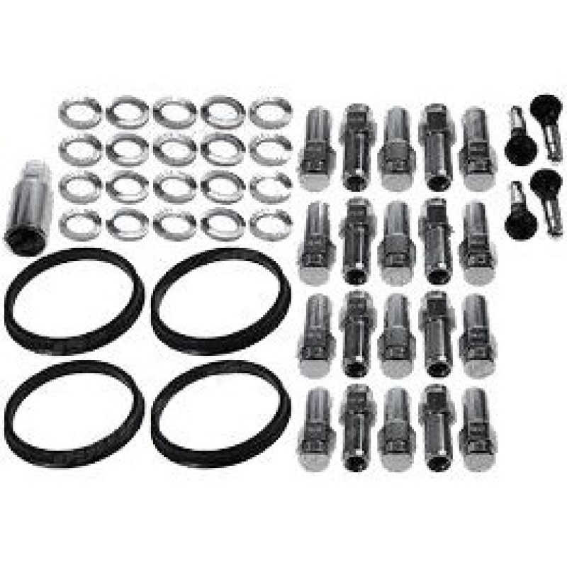 Race Star 601-1411-20 | 9/16in. Closed End 1in. Shank with 7/8in. Head RAM Truck Deluxe Lug Kit - 20 PK