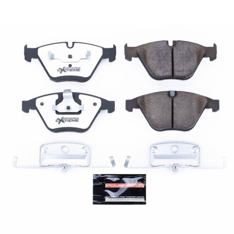 PowerStop z26-918 | Power Stop 2011 BMW 1 Series M Front Z26 Extreme Street Brake Pads w/Hardware; 2011-2011