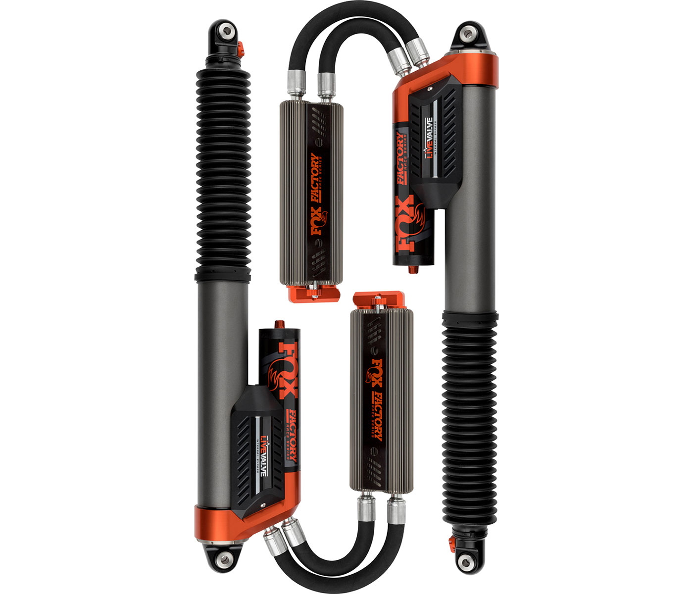 FOX 883-09-153 | Fox Ford Raptor 3.0 Factory Series 12.3in External QAB P/B External Cooler Shock Set; 2010-2014