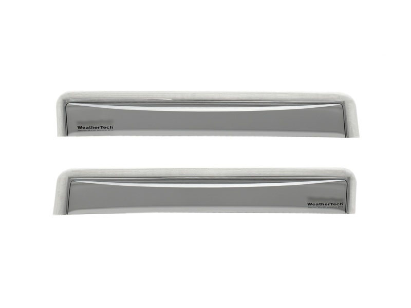 WeatherTech 71770 | 2015+ Chrysler 200 Rear Side Window Deflectors - Light Smoke; 2015-2023