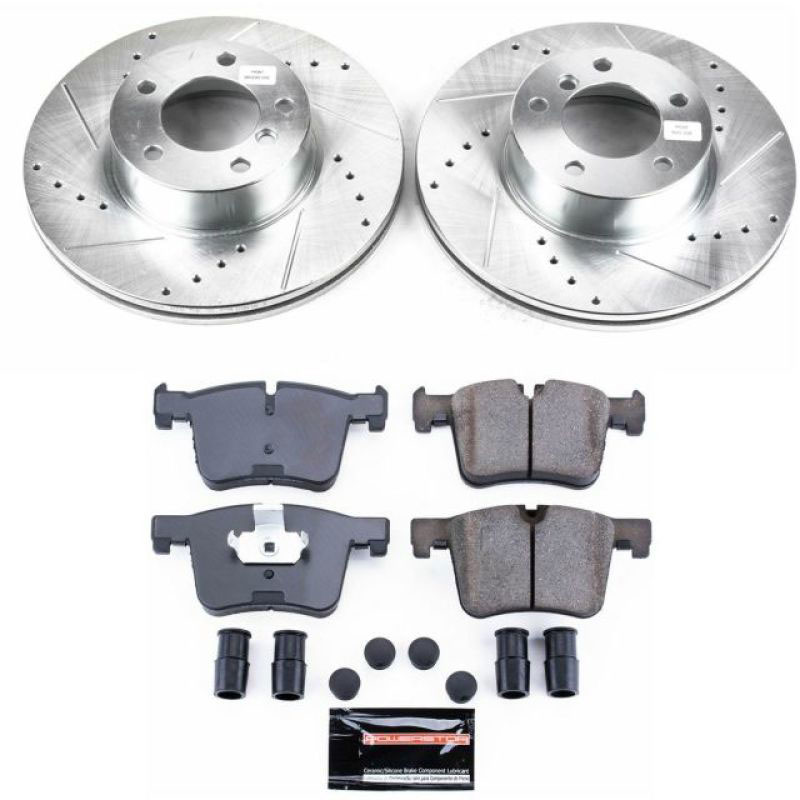 PowerStop k6743 | Power Stop 14-16 BMW 228i Front Z23 Evolution Sport Brake Kit; 2014-2016