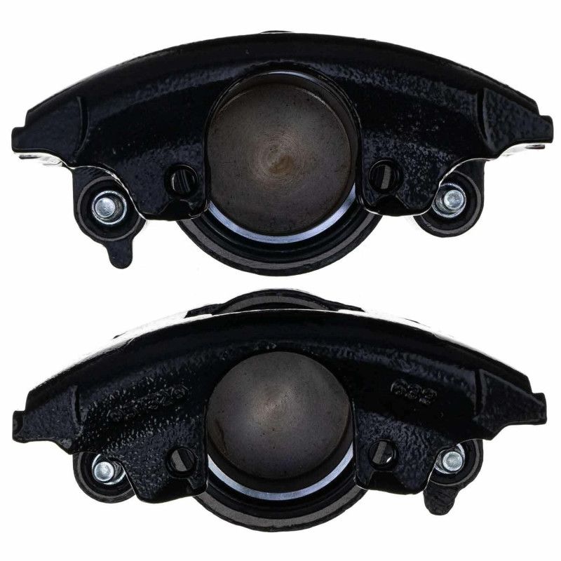 PowerStop s4297blk | Power Stop 94-97 GMC Yukon Front Black Caliper w/o Bracket (Pair); 1994-1997