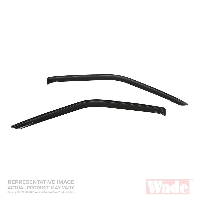 Westin 72-88464 | 1996-2002 Toyota 4Runner Wade Slim Wind Deflector 2pc - Smoke; 1996-2002