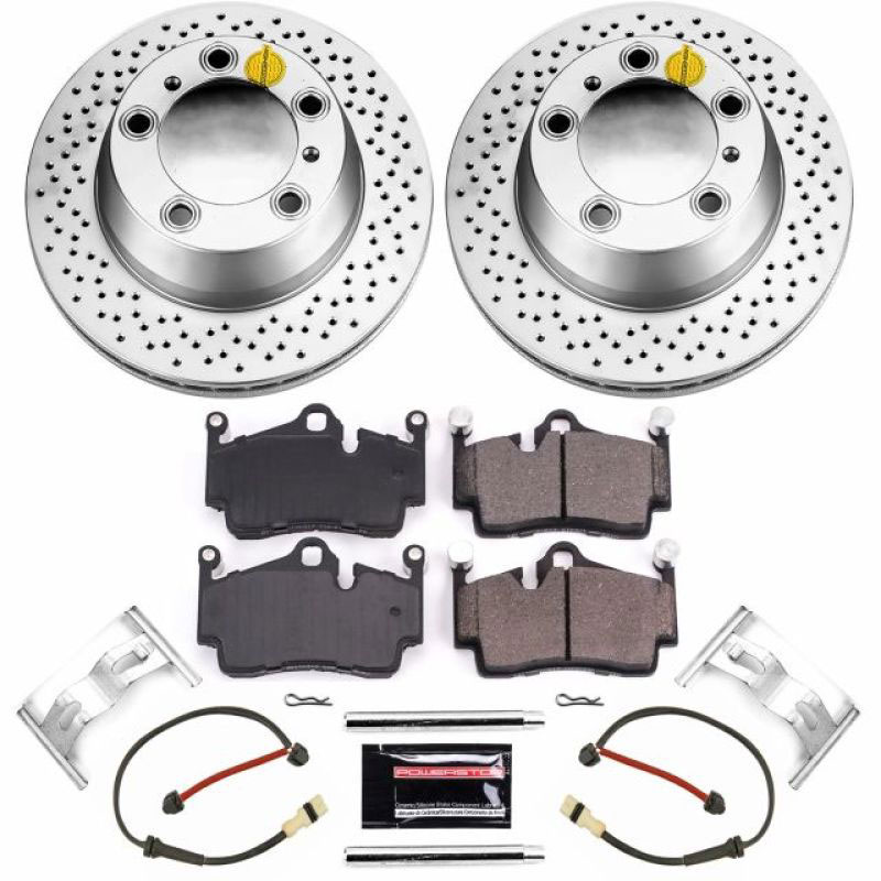 PowerStop crk5633 | Power Stop 05-12 Porsche Boxster Rear Z23 Evolution Sport Coated Brake Kit; 2005-2012