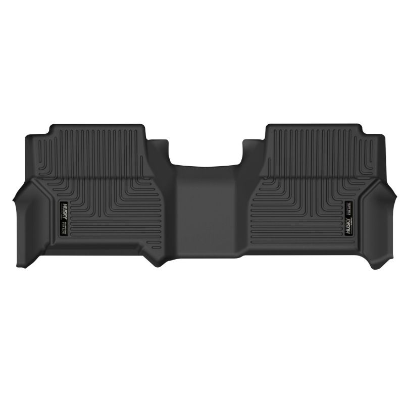 Husky Liners 14511 | 08-21 Nissan Frontier Crew Cab Pickup WeatherBeater 2nd Seat Floor Liner - Black; 2008-2021