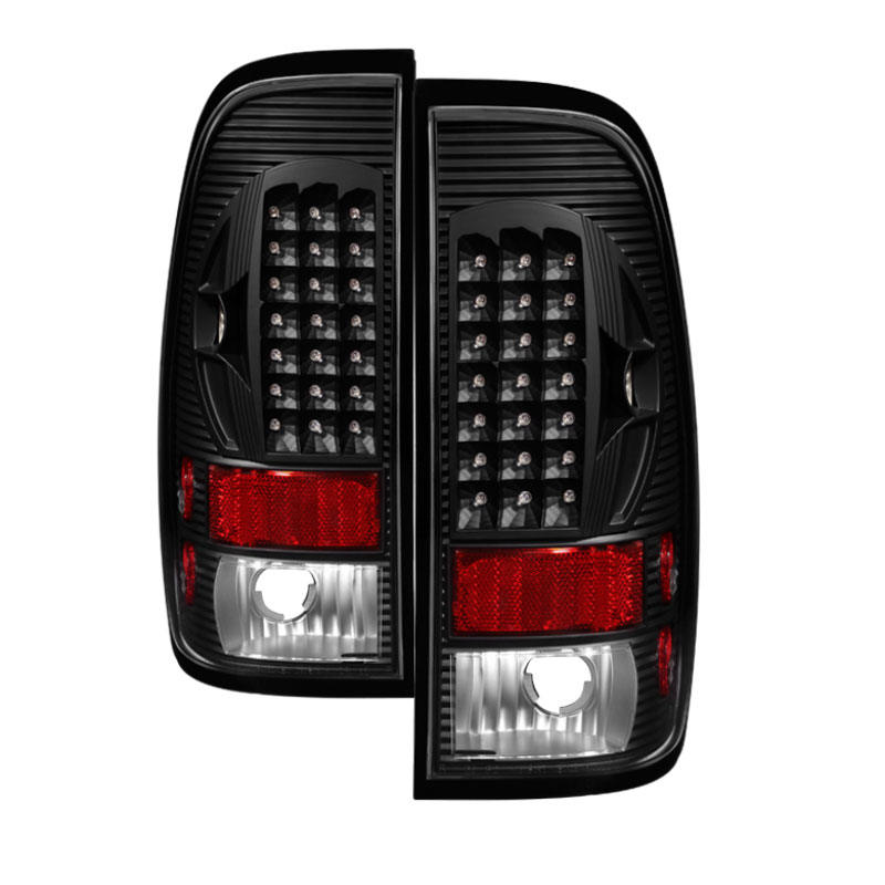 SPYDER 5012937 | xTune Ford F150 Styleside LED Tail Lights - Black; 1997-2003