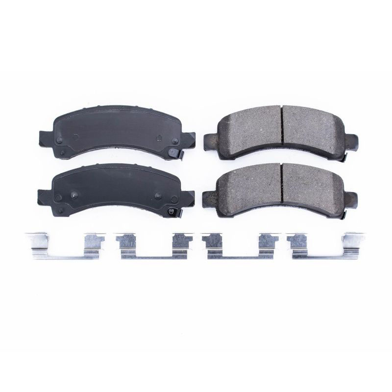 PowerStop 17974 | Power Stop 03-19 Chevrolet Express 2500 Rear Z17 Evolution Ceramic Brake Pads w/Hardware; 2003-2019