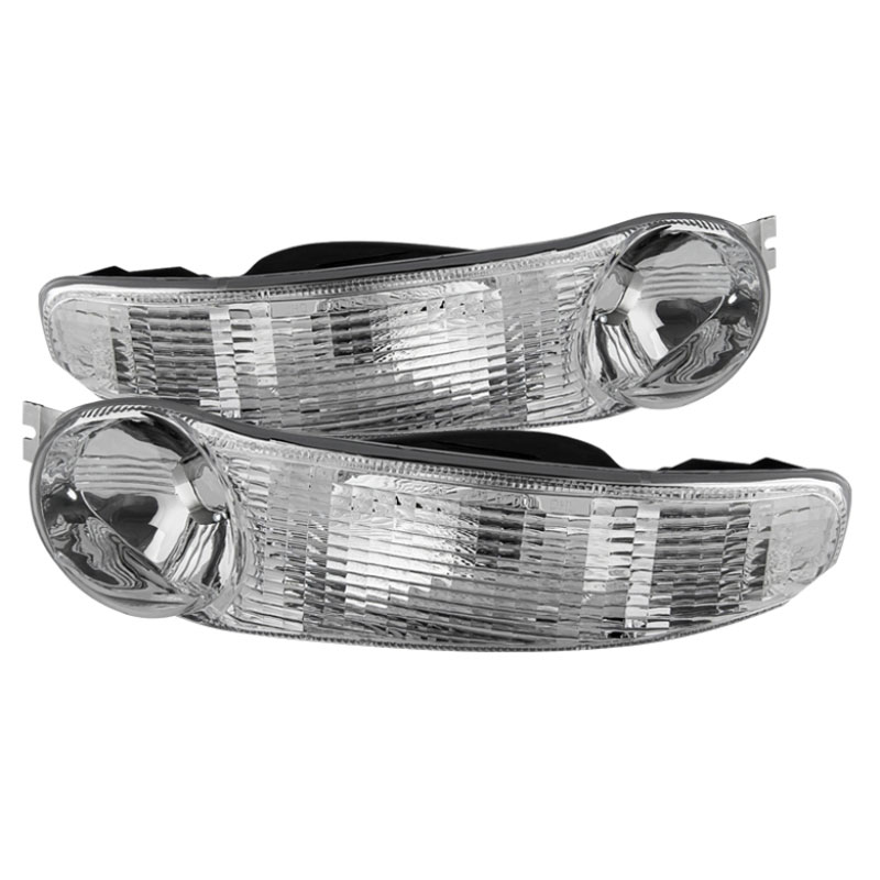 SPYDER 9027086 | Xtune GMC Sierra Denali 00-06 Bumper Lights Clear CBL-GD00-C; 2000-2006