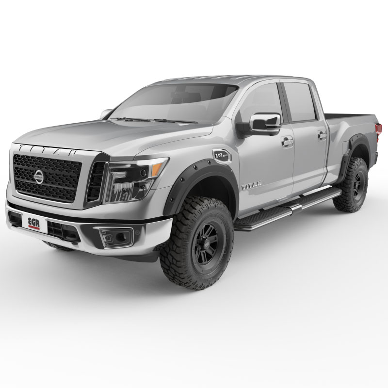 EGR 796004 | 2017 Nissan Titan Bolt-On Look Fender Flares - Set; 2017-2017