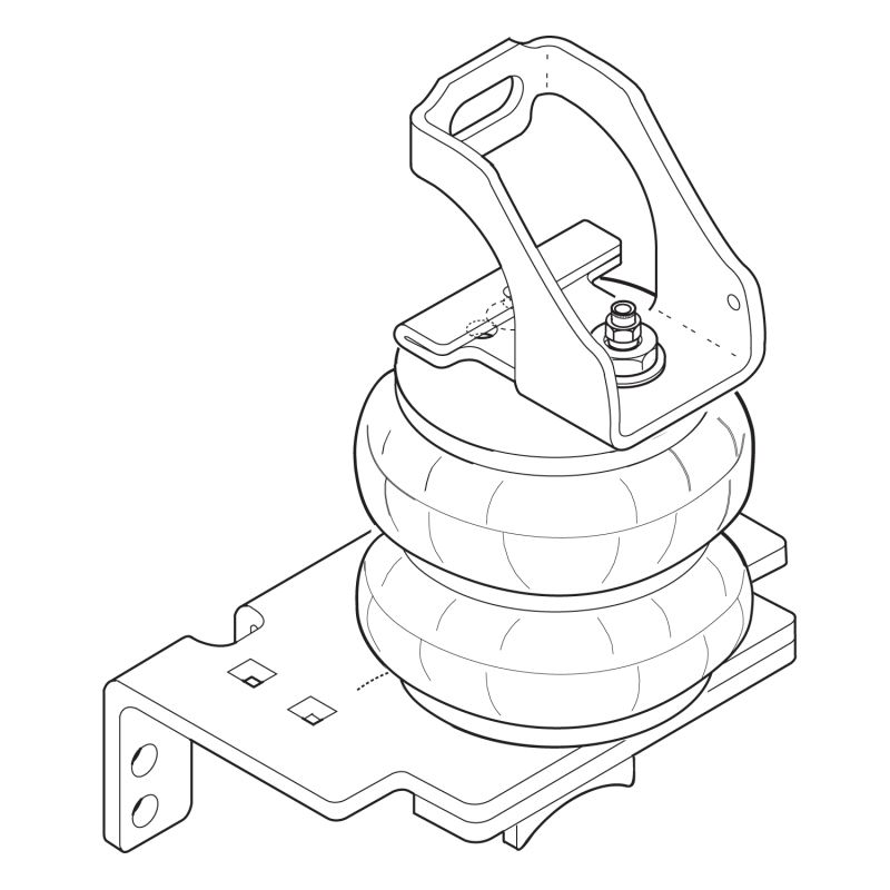 Firestone 2398 | Ride-Rite Air Helper Spring Kit Rear 05-07 Ford F250/F350 2WD (W217602398); 2005-2007