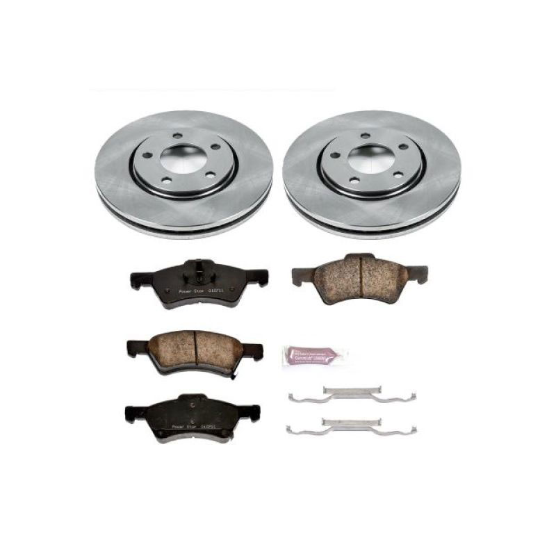 PowerStop koe5246 | Power Stop 03-04 Dodge Caravan Front Autospecialty Brake Kit; 2003-2004