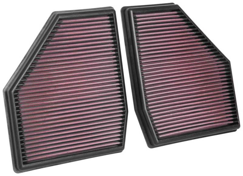 K&N Engineering 333128 | K&N 18-19 BMW M5 V8 4.4L F/I Turbo Replacement Air Filter (Two Per Box); 2018-2019