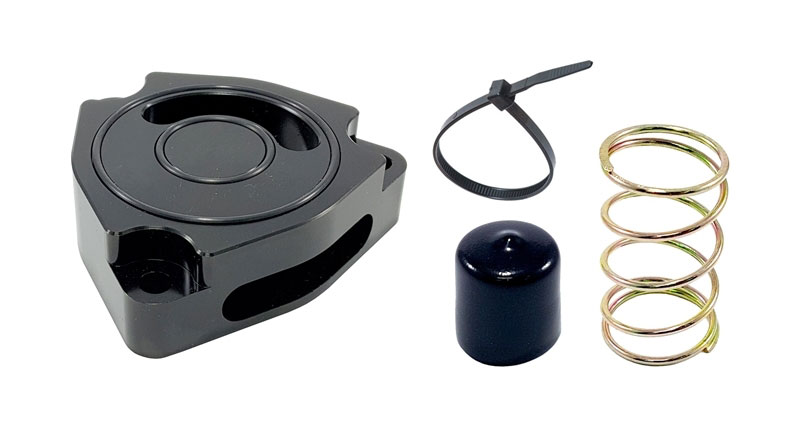 Torque Solution ts-sp2-kfbk | Blow Off BOV Sound Plate (Black) 14+ Kia Forte Koup Turbo; 2014-2023