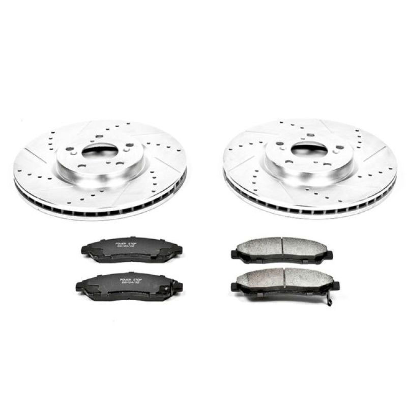 PowerStop k5370 | Power Stop 07-13 Acura MDX Front Z23 Evolution Sport Brake Kit; 2007-2013