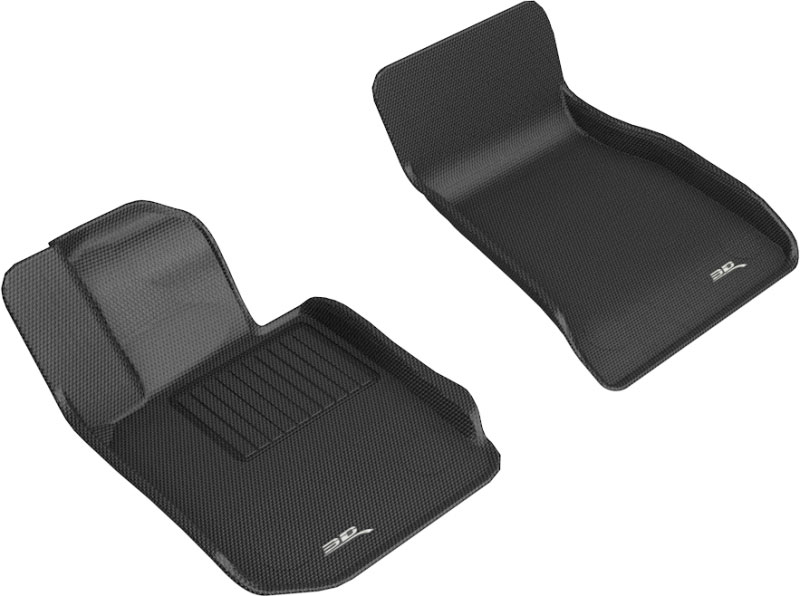 3D Maxpider l1bm10311509 | 3D MAXpider 2019-2020 BMW 3 Series (G20) Kagu 1st Row Floormat - Black; 2019-2022