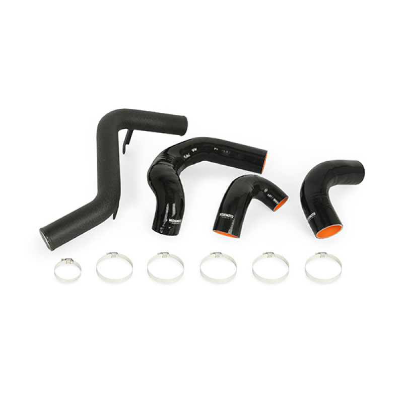 Mishimoto mmicp-fost-13kwbk | 2013+ Ford Focus ST Intercooler Pipe Kit - Wrinkle Black; 2013-2020