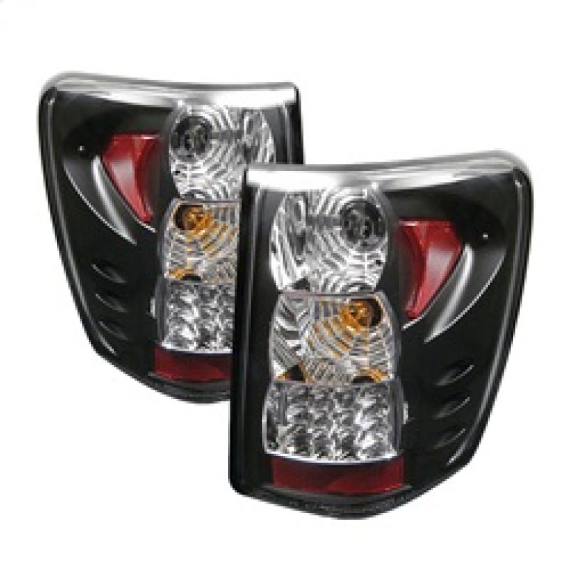 SPYDER 5005663 | Spyder Jeep Grand Cherokee LED Tail Lights Version 2 - Black - (ALT-YD-JGC99-LED-BK-G2); 1999-2004