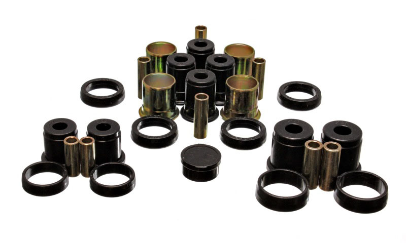 Energy Suspension 4.3120g | 72-79 Ford Fairlane/GranTorino/Torino/Elite Black Rear End Control Arm Bushing Set; 1972-1979