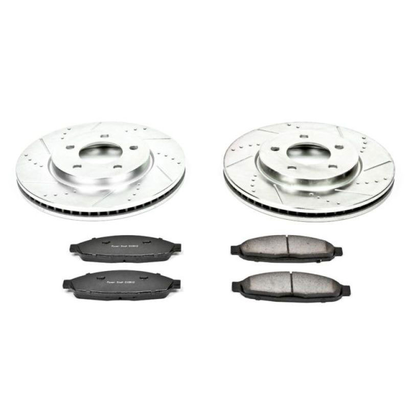 PowerStop k3009 | Power Stop 04-08 Chrysler Pacifica Front Z23 Evolution Sport Brake Kit; 2004-2008