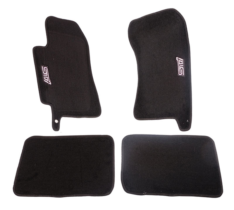 NRG fmr-400 | Floor Mats - 04-07 Subaru WRX STI (STi Logo) - 4pc.; 2004-2004