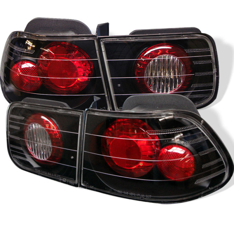 SPYDER 5004796 | Spyder Honda Civic 2Dr Altezza Tail Lights - Black - (ALT-YD-HC96-2D-BK); 1996-2000