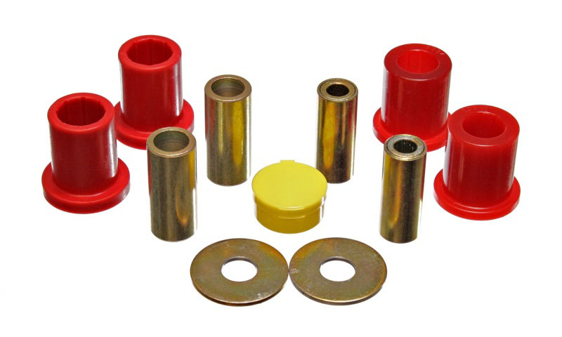 Energy Suspension 4.3152r | 97-01 Ford Escort ZX2 Red Front End Control Arm Bushing Set; 1997-2001