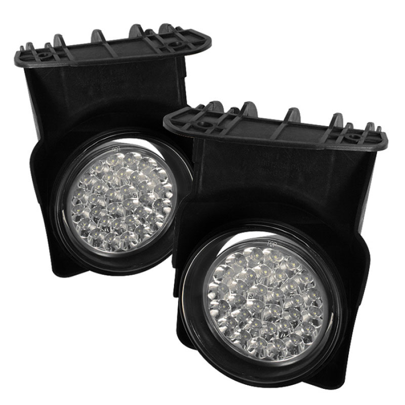 SPYDER 5015679 | Spyder GMC Sierra 1500/2500/3500 LED Fog Lights - Clear - (FL-LED-GS03-C); 2003-2006