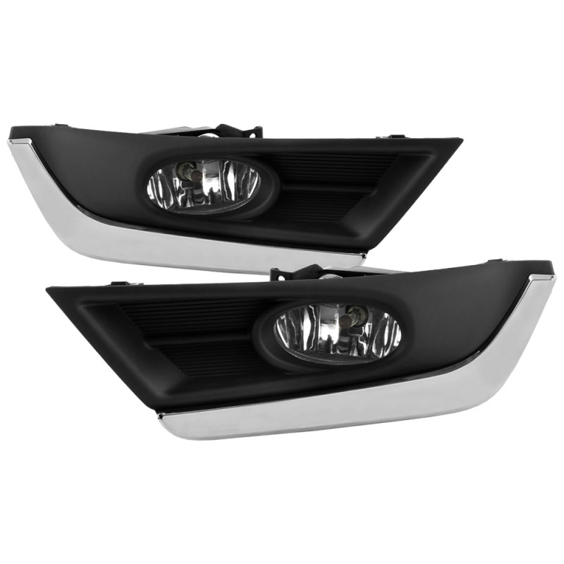 SPYDER 5084897 | Spyder 17-18 Honda CRV OEM Chrome Trim Fog Lights w/Switch & Cover - Clear (FL-HCRV2017-C); 2017-2018