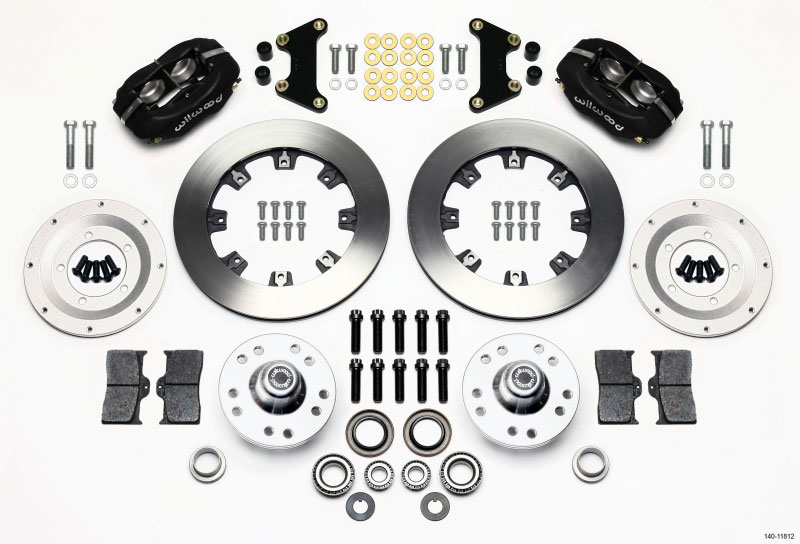 Wilwood 140-11812 | Forged Dynalite Front Kit 12.19in 49-54 Chevy/53-62 Corvette (*Line Kit Needed*); 1954-2021