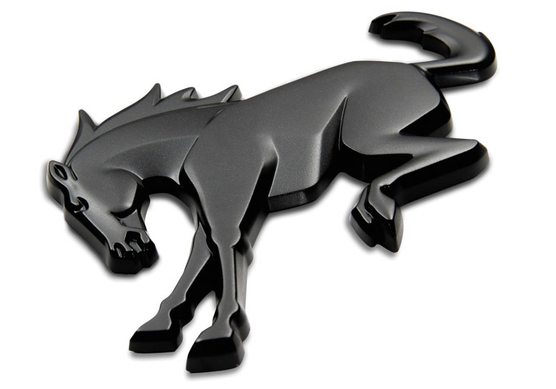 Ford Racing m1447brmb | Bronco Rear Emblem - Matte Black; 2021-2024