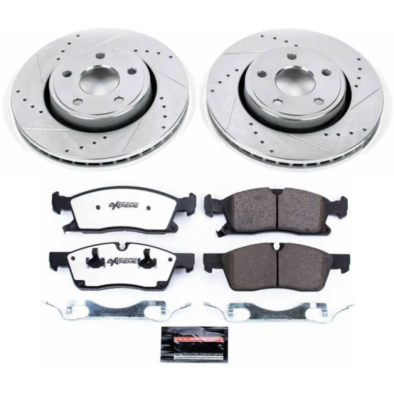 PowerStop k5951-36 | Power Stop 11-19 Dodge Durango Front Z36 Truck & Tow Brake Kit; 2011-2019