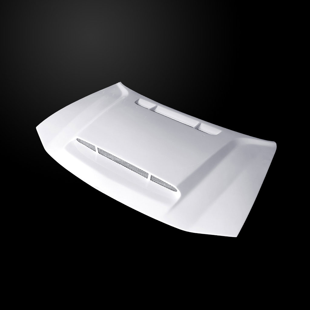 Amerihood DC06AHDEMFHW | Dodge Charger Type-DEM Style Functional Ram Air Hood; 2006-2010