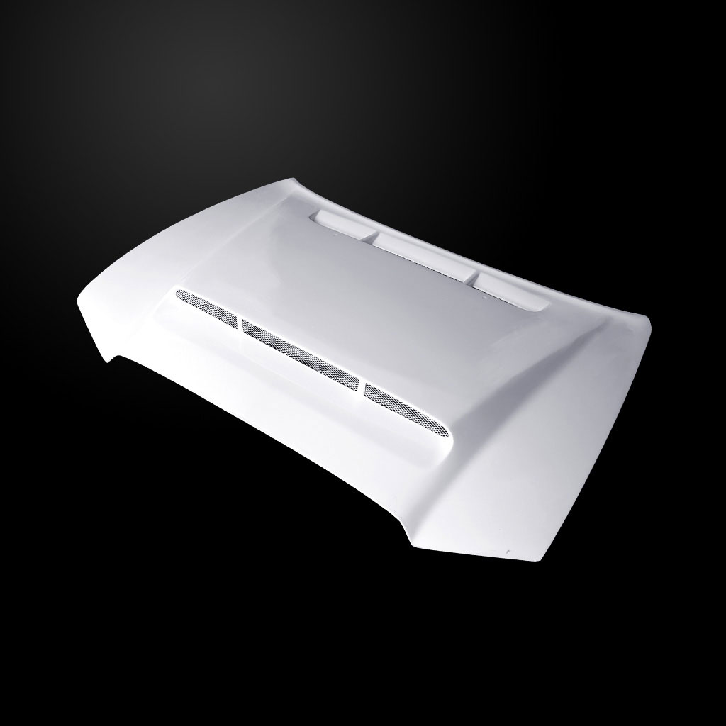 Amerihood DC11AHDEMFHW | Dodge Charger Type-DEM Style Functional Ram Air Hood; 2011-2014