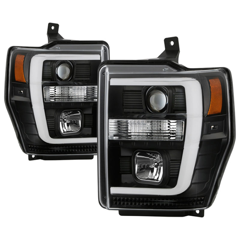 SPYDER 5087751 | Spyder Ford F-250/350/450 08-10 V2 High-Power LED Headlights-Switch Back-Black PRO-YD-FS08PL-SBLB-BK; 2008-2021