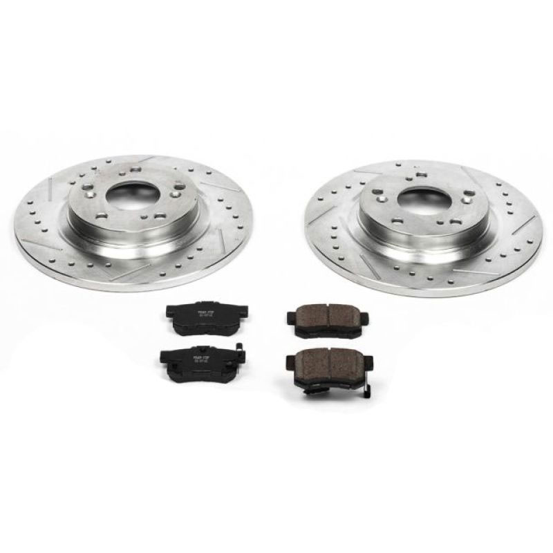 PowerStop k2310 | Power Stop 00-09 Honda S2000 Rear Z23 Evolution Sport Brake Kit; 2000-2009