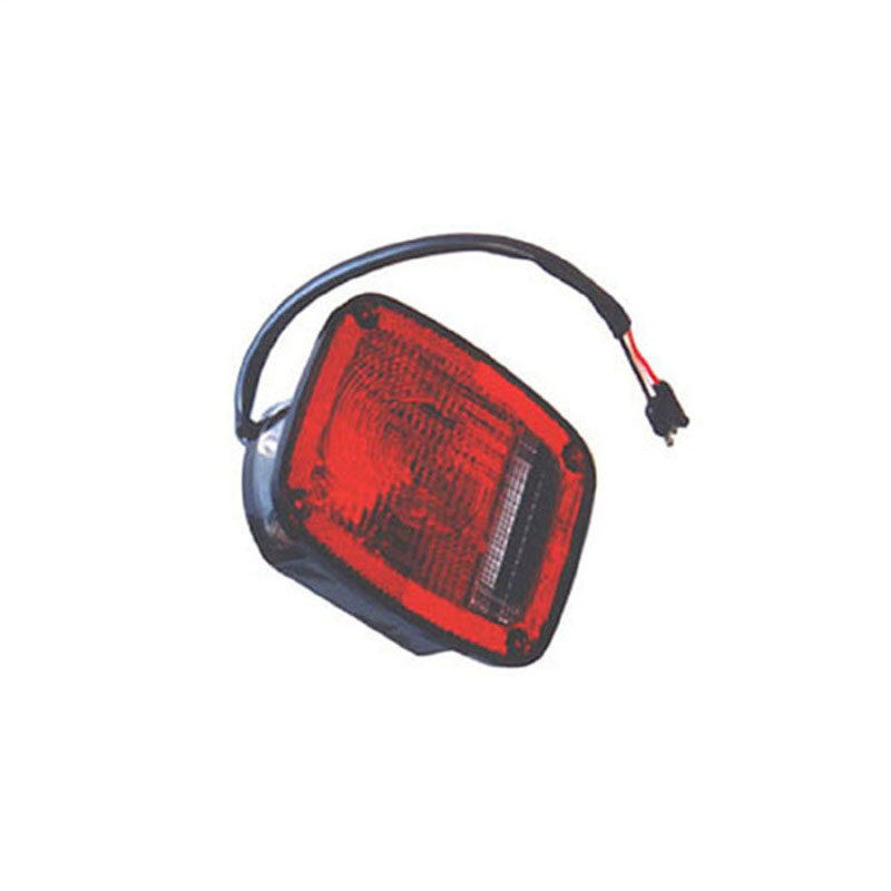 Omix 12403.03 | Left Black Tail Lamp 76-80 Jeep CJ Models; 1976-1980