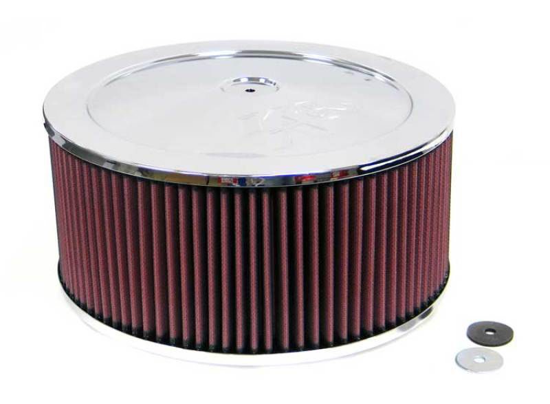 K&N Engineering 601250 | K&N Universal Custom Air Filter - Round 7.3125in Flange / 11in OD / 7in Height