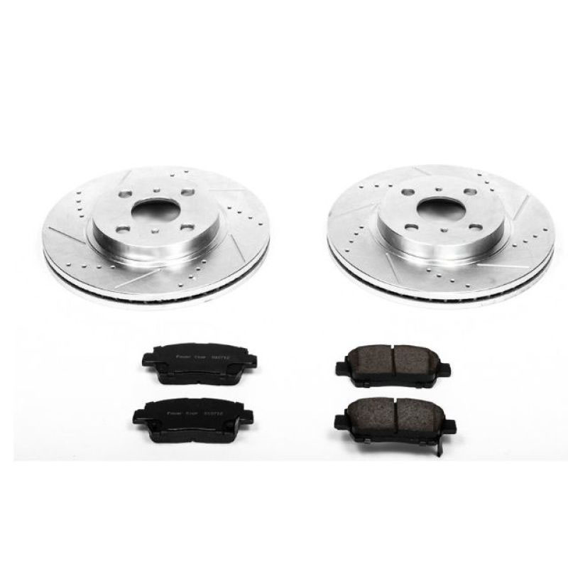 PowerStop k109 | Power Stop 04-06 Scion xA Front Z23 Evolution Sport Brake Kit; 2004-2006