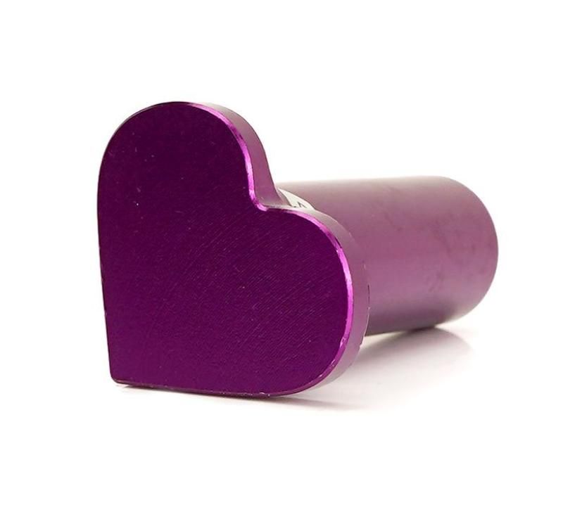 NRG dbh002pp | Heart Shape Drift Button Toyota 86/Subaru WRX/STI/Mazda - Purple; 1986-1986