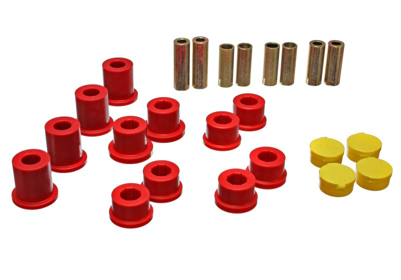 Energy Suspension 11.3105r | 90-97 Mazda Miata Red Front Control Arm Bushing Set; 1990-1997