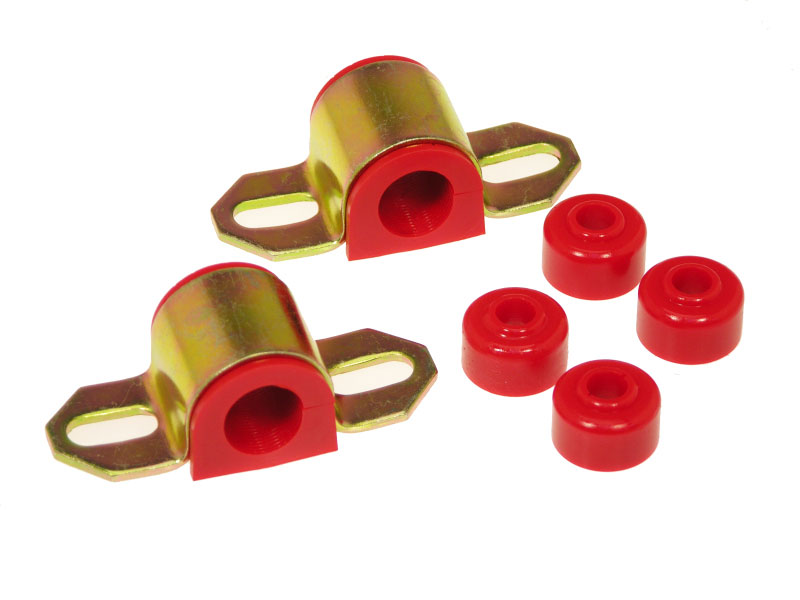 Prothane 13-1107 | 90-94 Mitsubishi Eclipse Rear Sway Bar Bushings - 20mm - Red; 1990-1994