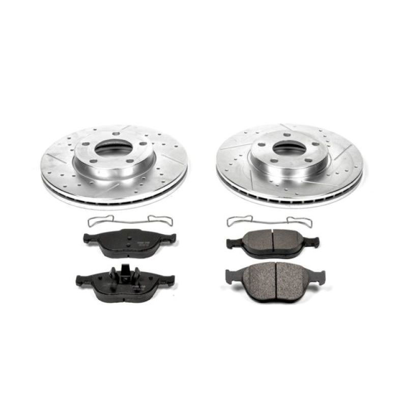 PowerStop k5580 | Power Stop 10-13 Ford Transit Connect Front Z23 Evolution Sport Brake Kit; 2010-2013