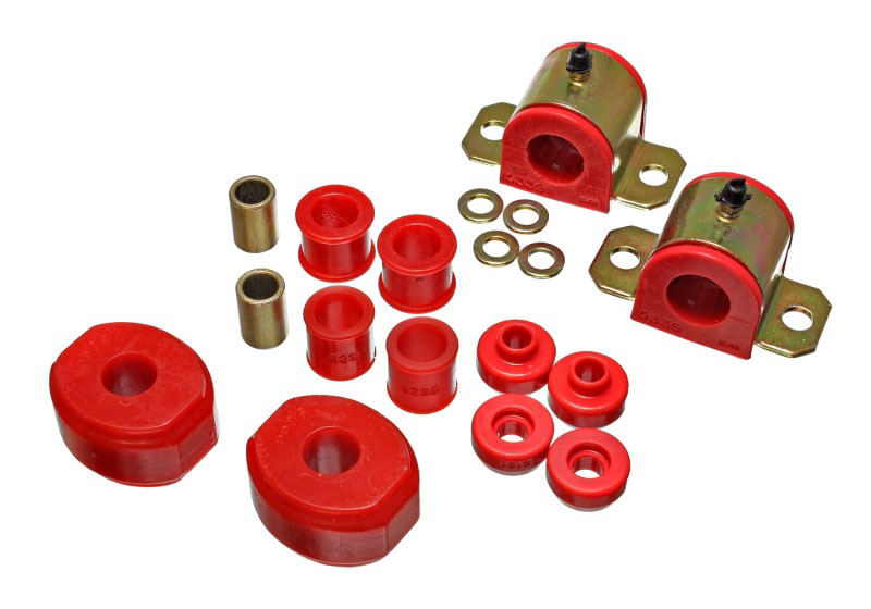 Energy Suspension 5.5140r | 72-93 Dodge D100/200/300/Ramcharger 2WD Red 15/16in Front Sway Bar Bushings; 1972-1993