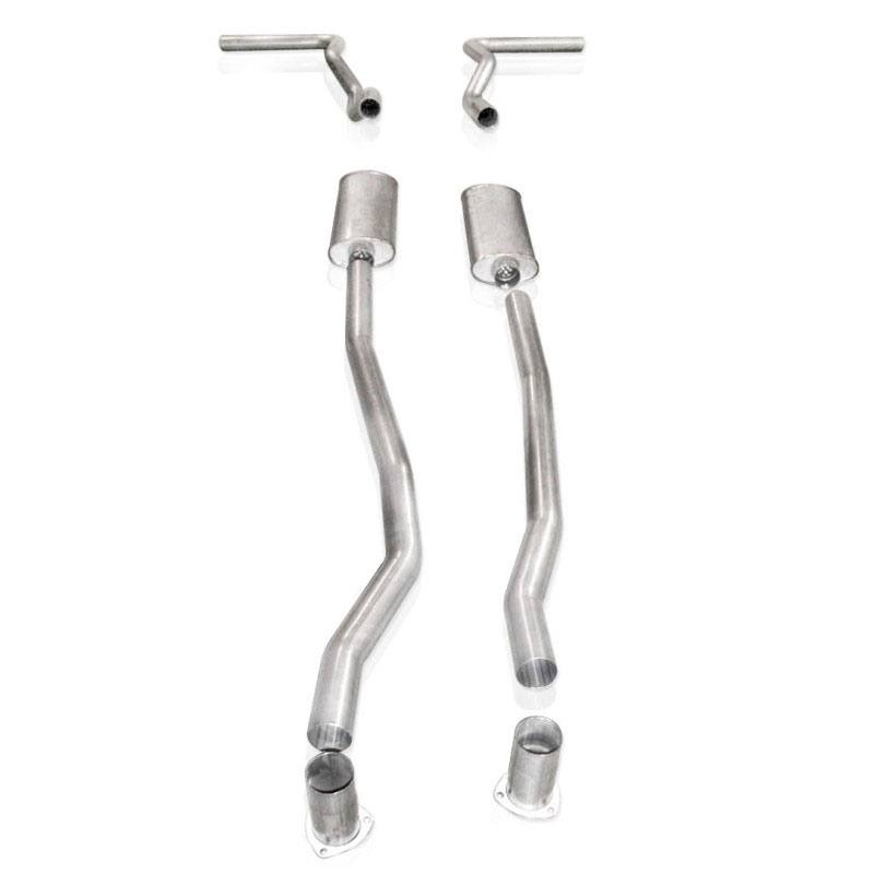 Stainless Works CT6773TS | Chevy/GMC Truck Exhaust 3" Turbo Muffler System; 1967-1987