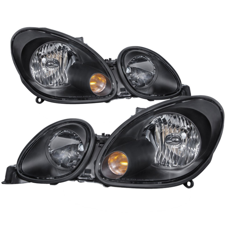 SPYDER 9026911 | Xtune Lexus GS300/GS400/GS430 98-05 Halogen Only Crystal Headlights Black HD-JH-LGS98-BK; 1998-2005