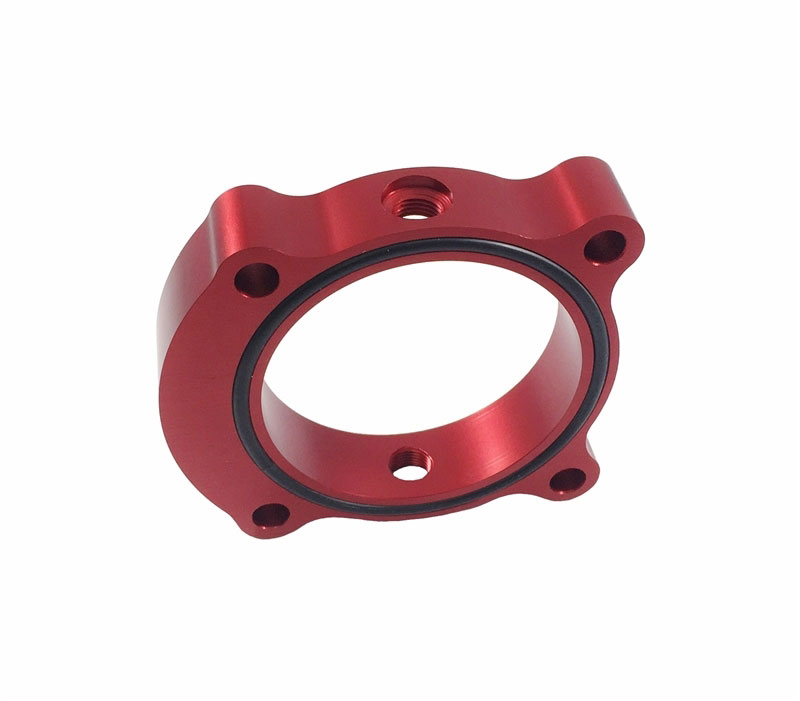 Torque Solution ts-tbs-029r | Throttle Body Spacer (Red): 13+ Hyundai Genesis 2.0T