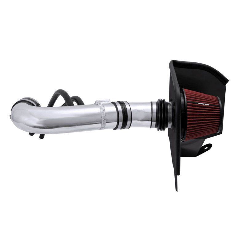 Spectre 9951 | 04-14 Nissan Titan V8-5.6L F/I Air Intake Kit - Polished w/Red Filter; 2004-2014