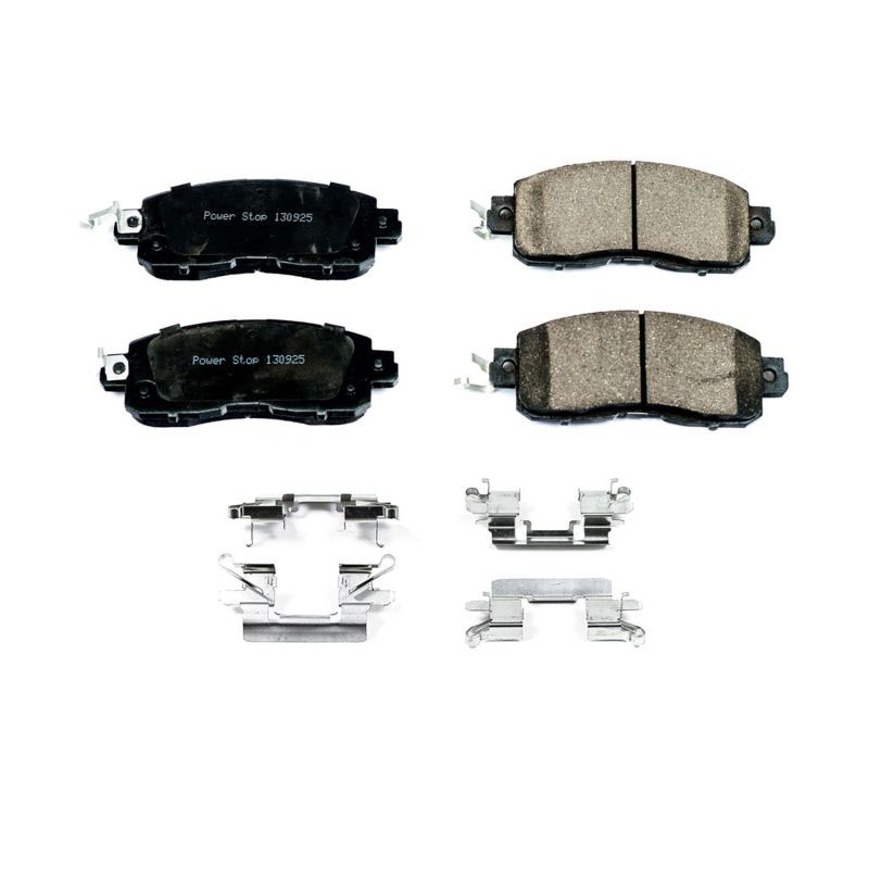 PowerStop 171650 | Power Stop 13-19 Nissan Altima Front Z17 Evolution Ceramic Brake Pads w/Hardware; 2013-2019