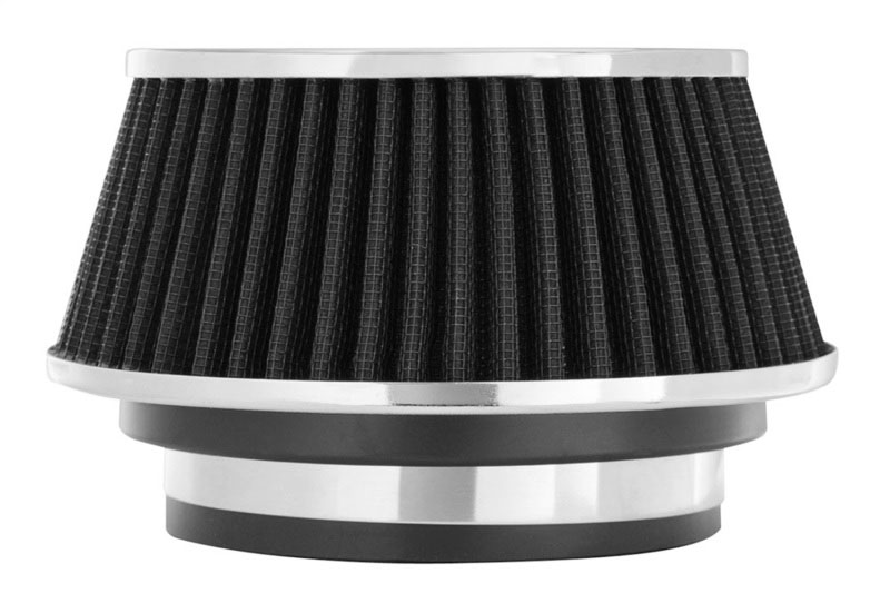 Spectre 8161 | Adjustable Conical Air Filter 2-1/2in. Tall (Fits 3in. / 3-1/2in. / 4in. Tubes) - Black