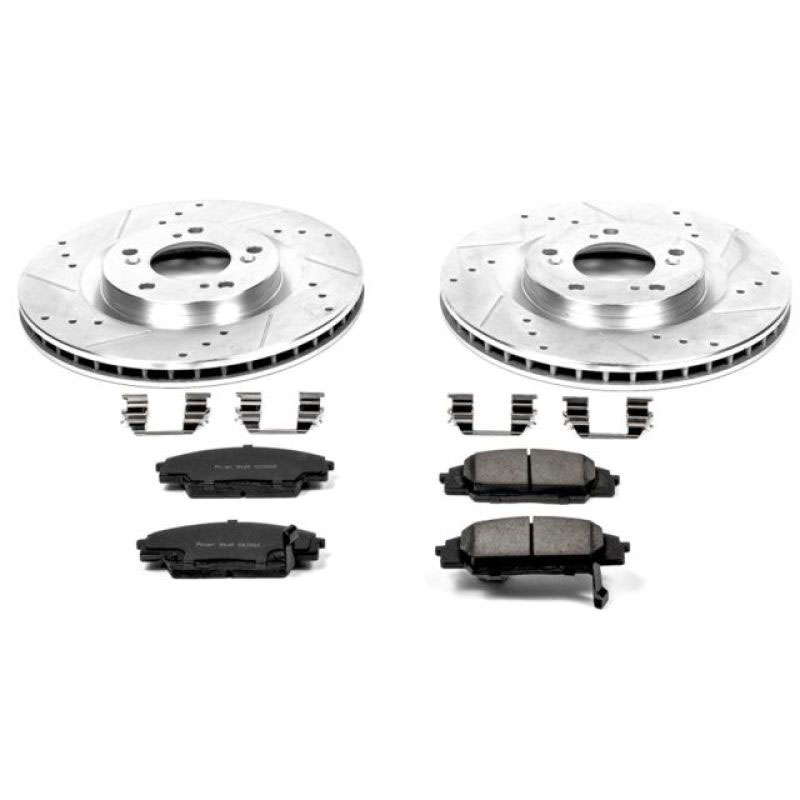 PowerStop k2276 | Power Stop 00-09 Honda S2000 Front Z23 Evolution Sport Brake Kit; 2000-2009